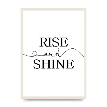 Rise And Shine" Art For The Home - A2 framed
