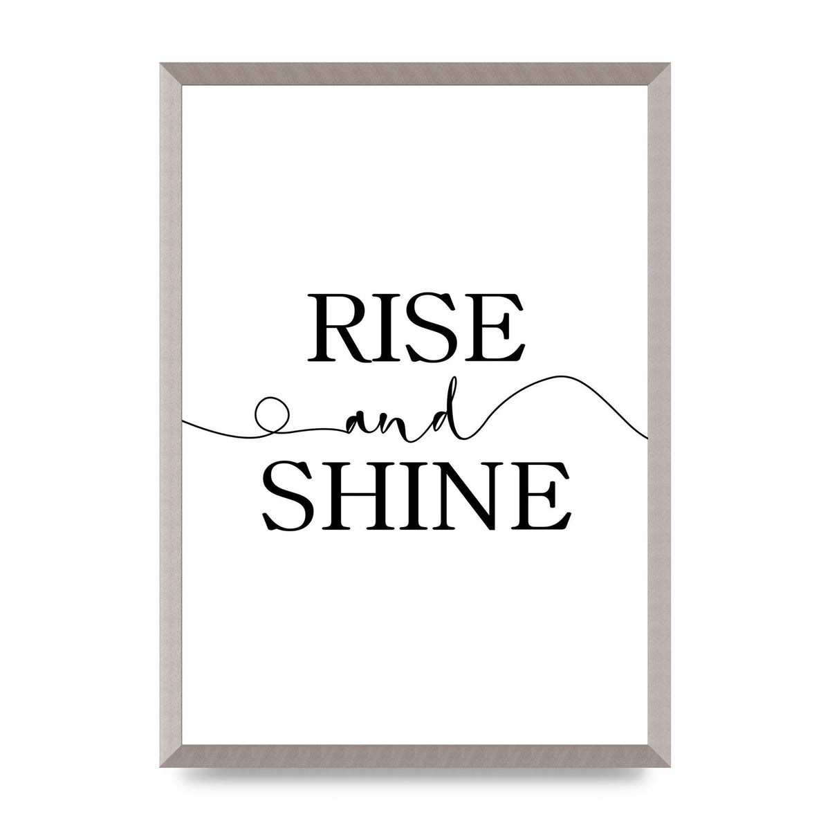 Rise And Shine" Art For The Home - A2 framed