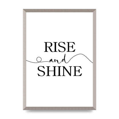 Rise And Shine" Art For The Home - A2 framed