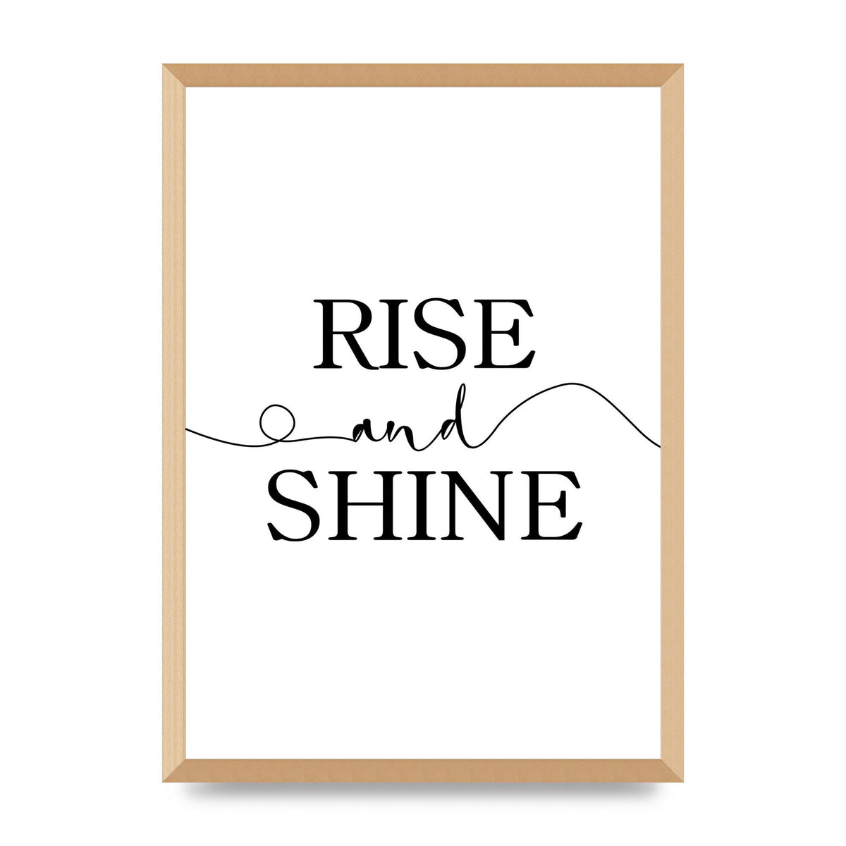 Rise And Shine" Art For The Home - A2 framed