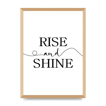 Rise And Shine" Art For The Home - A2 framed