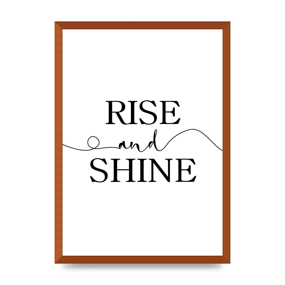 Rise And Shine" Art For The Home - A2 framed