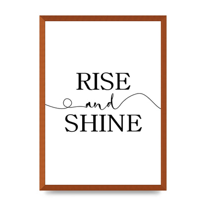 Rise And Shine" Art For The Home - A2 framed