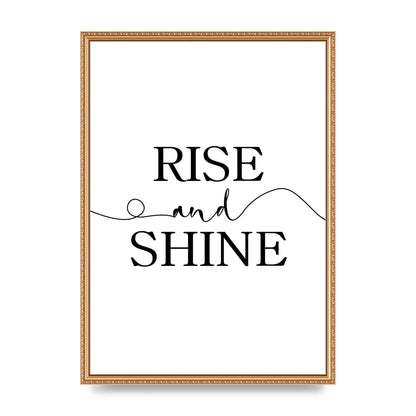 Rise And Shine" Art For The Home - A2 framed