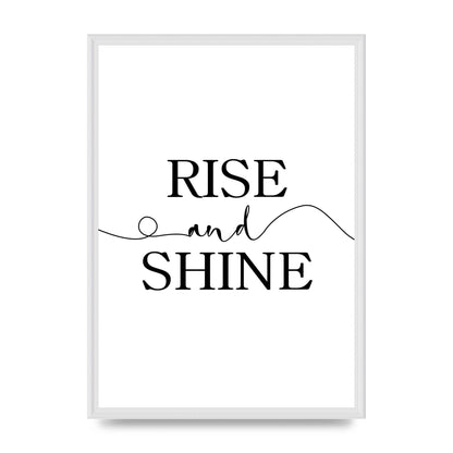 Rise And Shine" Art For The Home - A2 framed