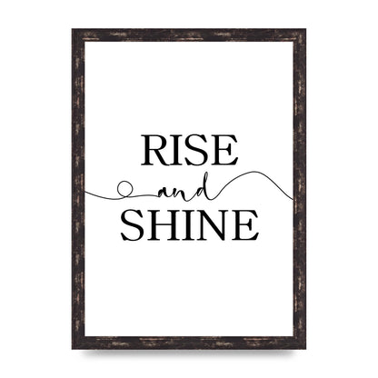 Rise And Shine" Art For The Home - A3 framed