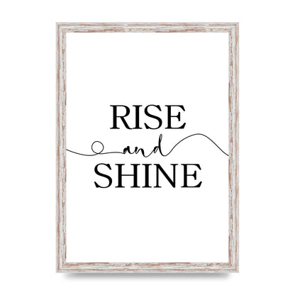 Rise And Shine" Art For The Home - A3 framed