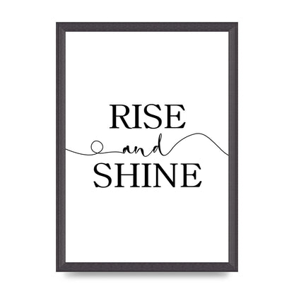 Rise And Shine" Art For The Home - A3 framed