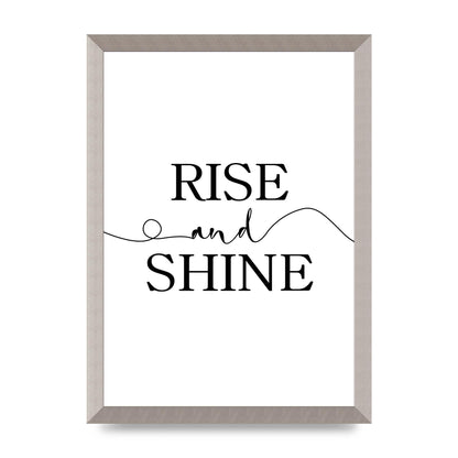 Rise And Shine" Art For The Home - A3 framed