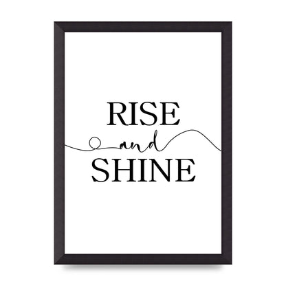 Rise And Shine" Art For The Home - A3 framed
