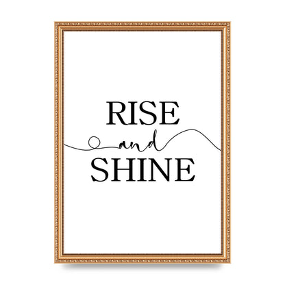 Rise And Shine" Art For The Home - A3 framed