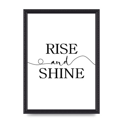 Rise And Shine" Art For The Home - A3 framed