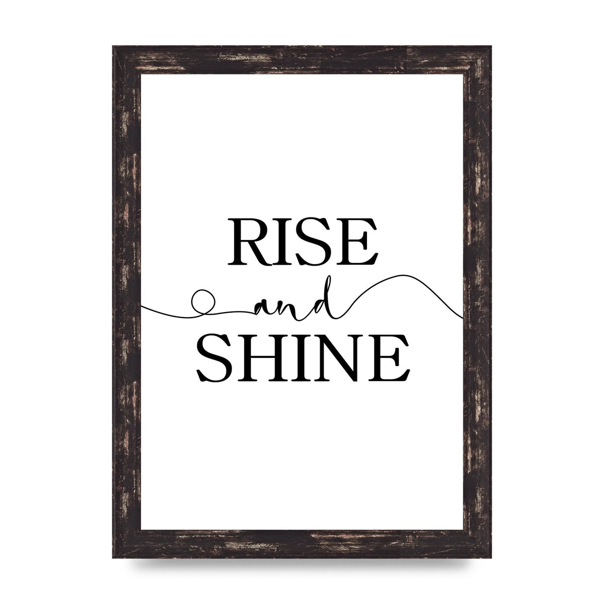 Rise And Shine" Art For The Home - A4 framed