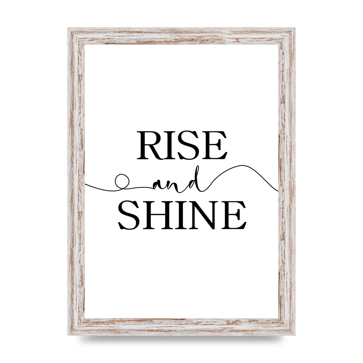Rise And Shine" Art For The Home - A4 framed