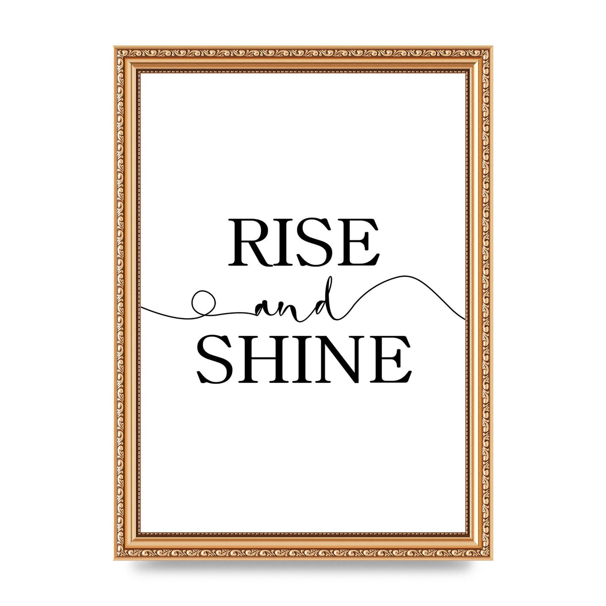 Rise And Shine" Art For The Home - A4 framed