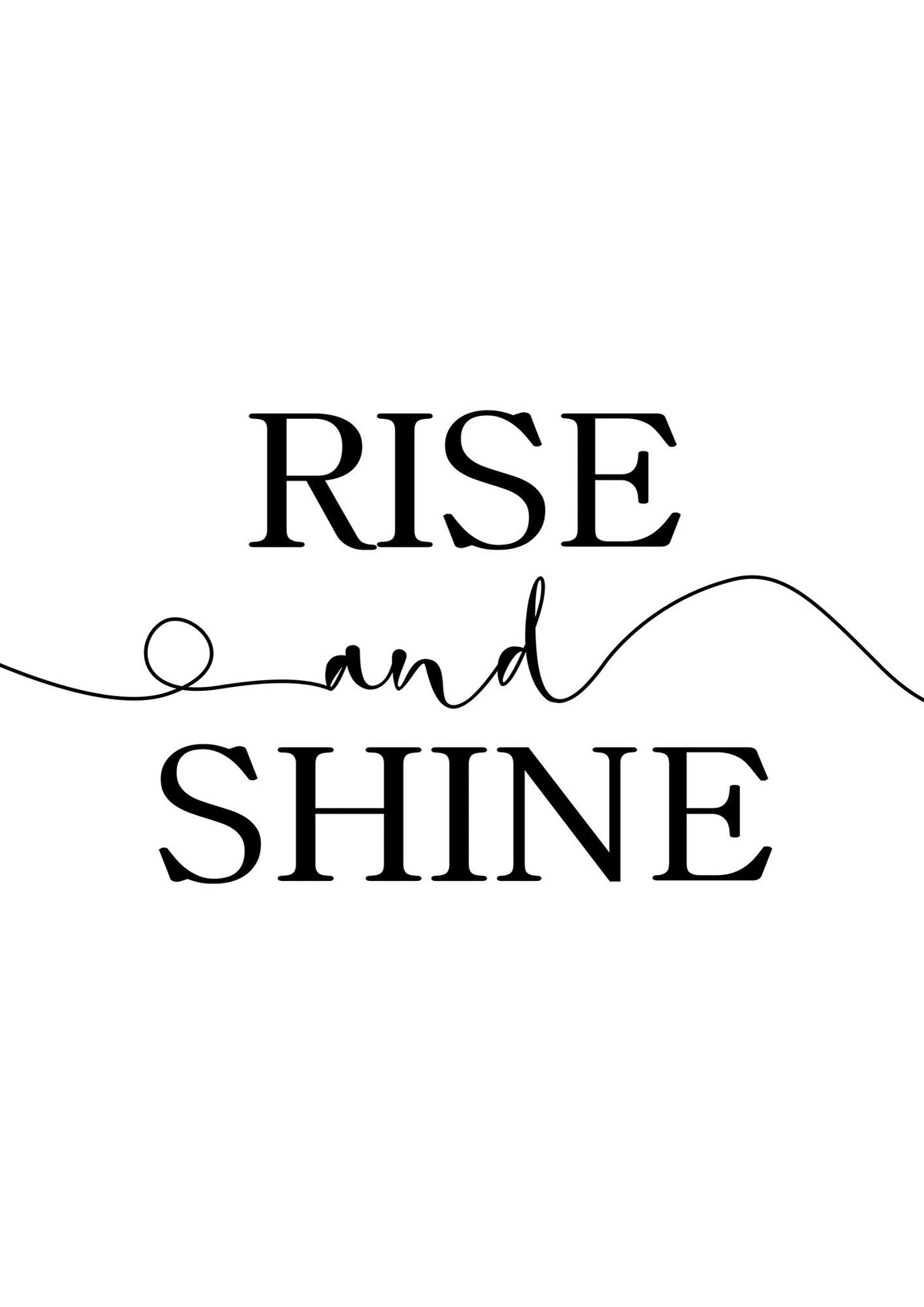 Rise And Shine" Art For The Home - detail