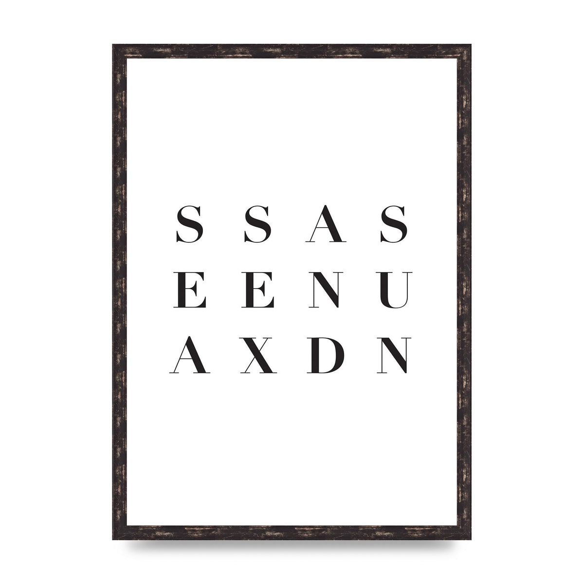 Sea Sex Sun" Wall Art - A2 framed