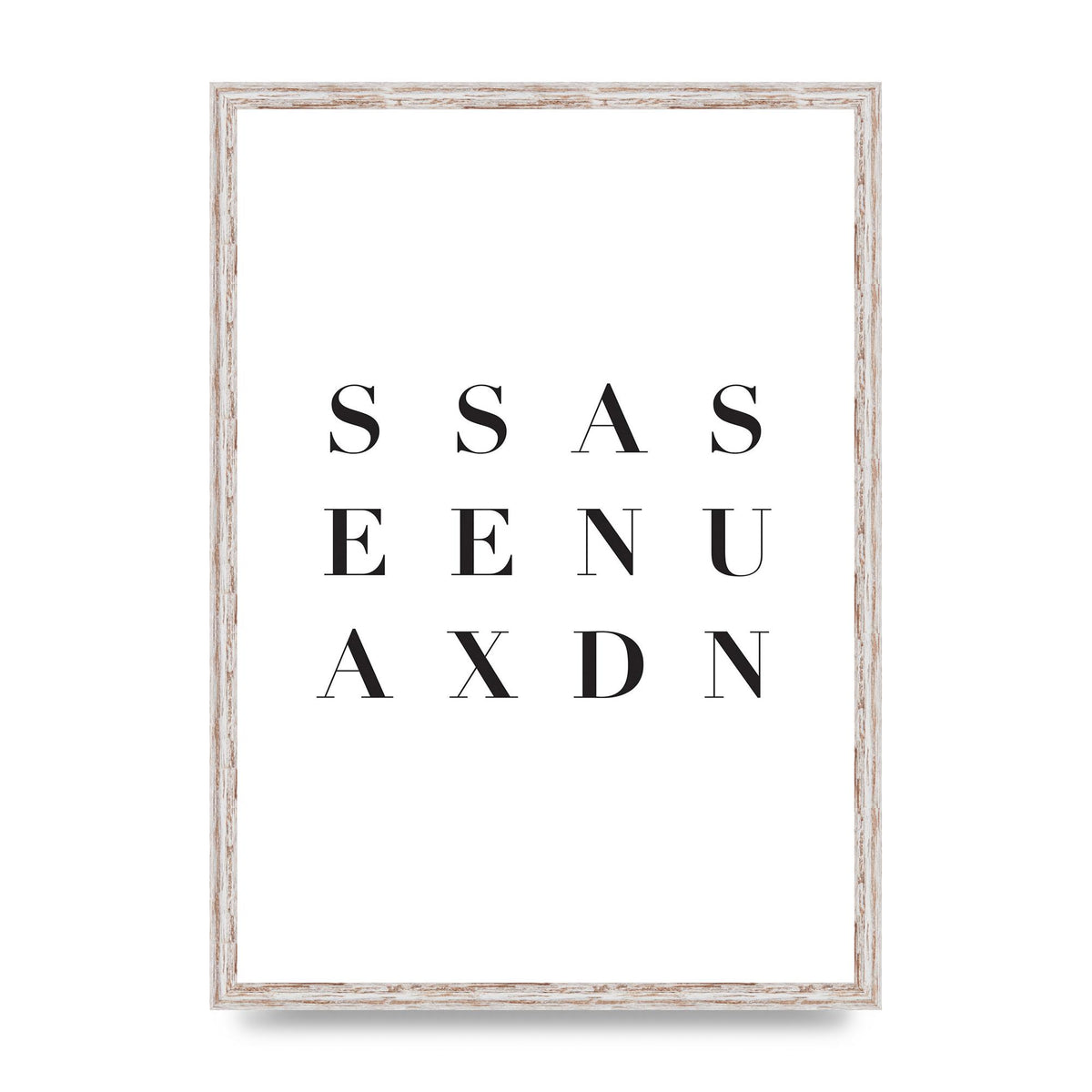 Sea Sex Sun" Wall Art - A2 framed