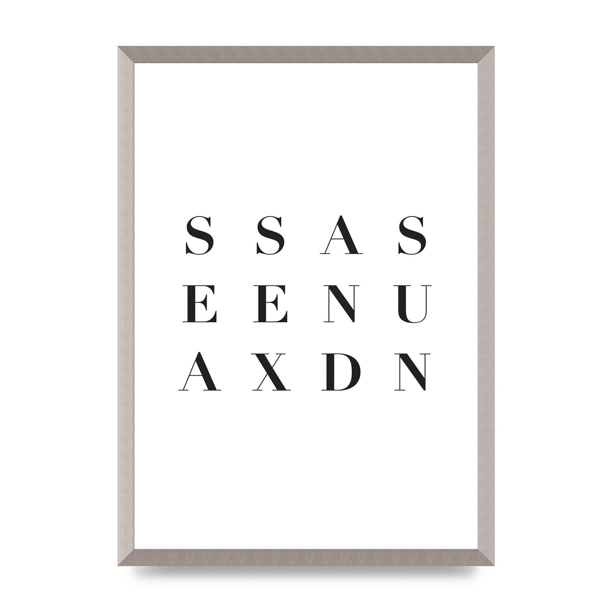 Sea Sex Sun" Wall Art - A2 framed