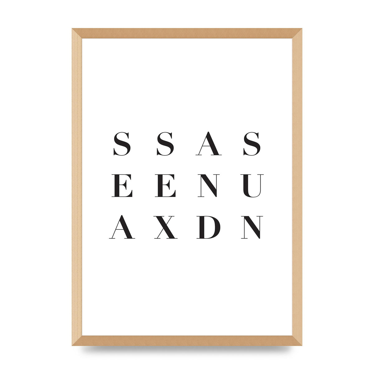 Sea Sex Sun" Wall Art - A2 framed