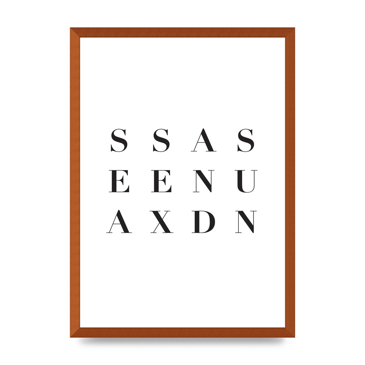 Sea Sex Sun" Wall Art - A2 framed