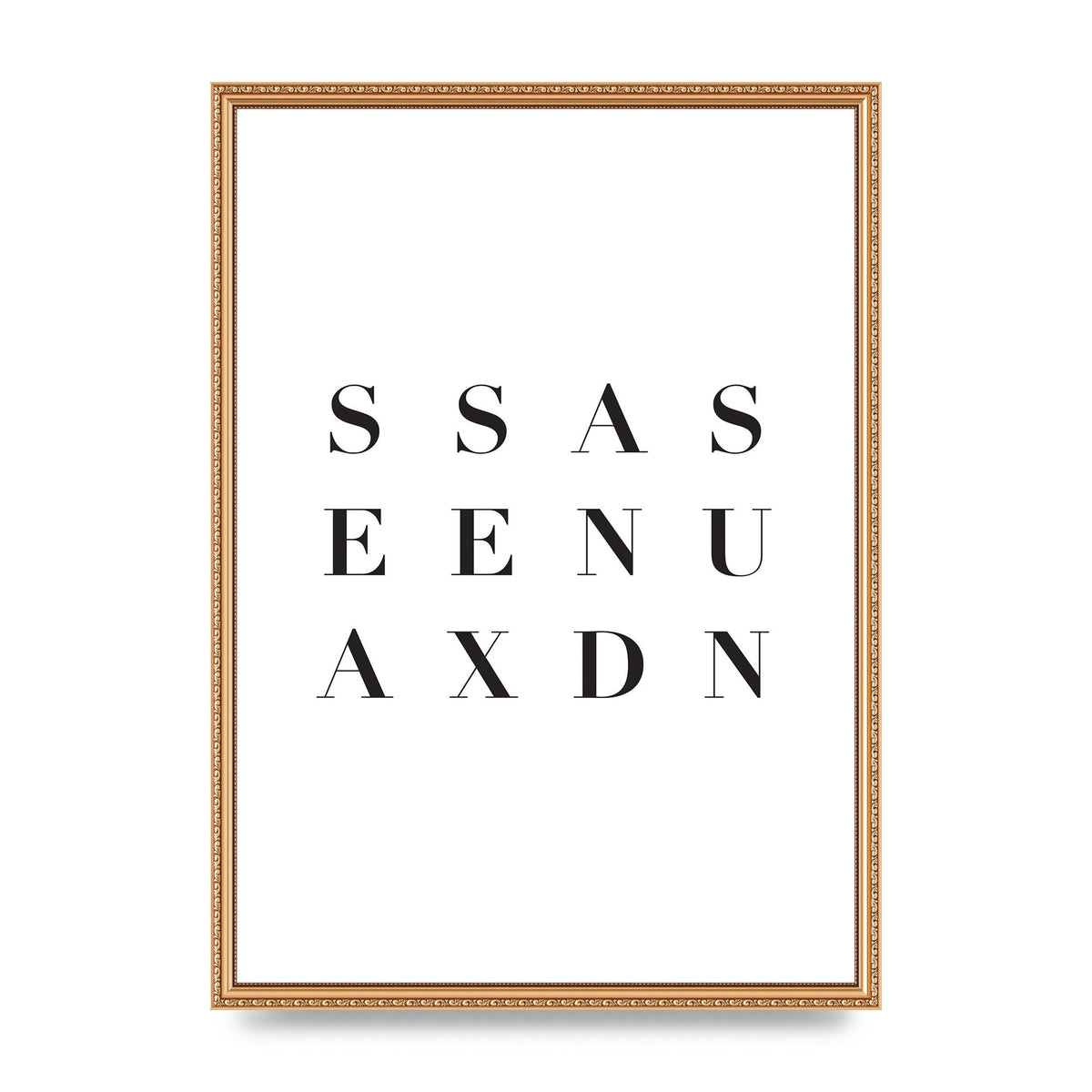 Sea Sex Sun" Wall Art - A2 framed