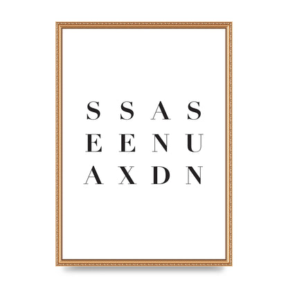 Sea Sex Sun" Wall Art - A2 framed