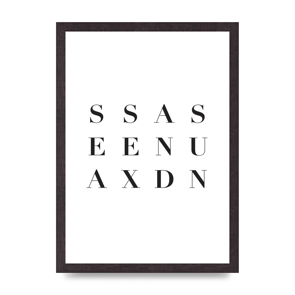 Sea Sex Sun" Wall Art - A3 framed