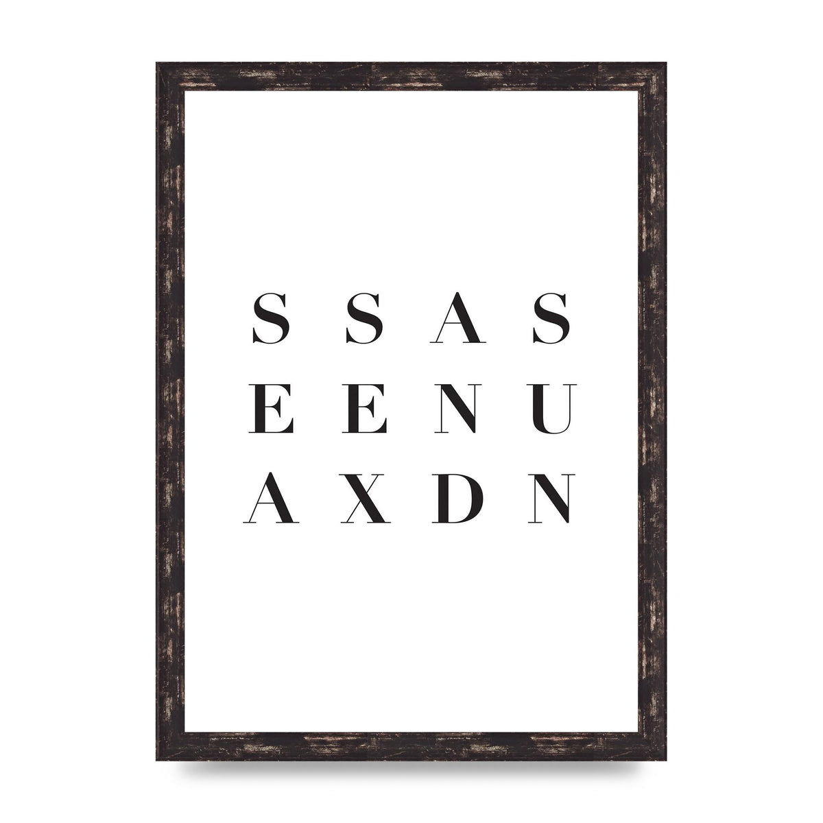 Sea Sex Sun" Wall Art - A3 framed