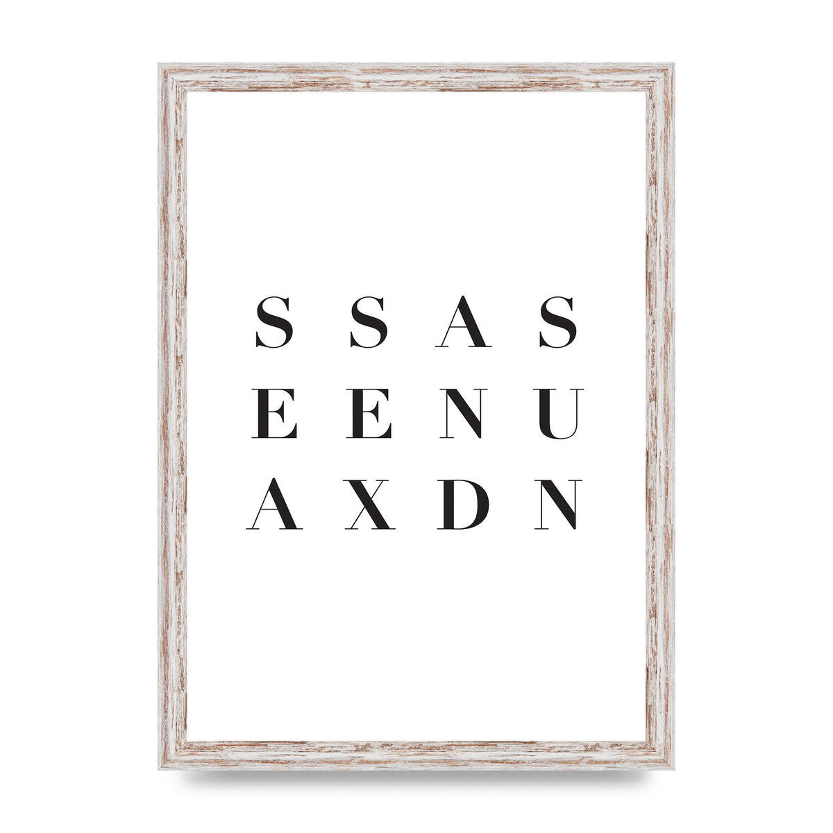 Sea Sex Sun" Wall Art - A3 framed