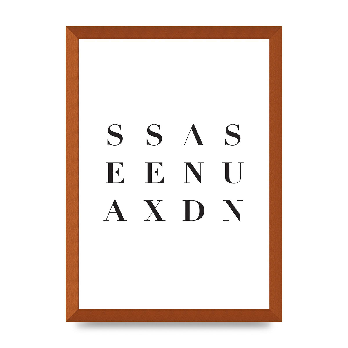 Sea Sex Sun" Wall Art - A3 framed