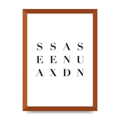 Sea Sex Sun" Wall Art - A3 framed
