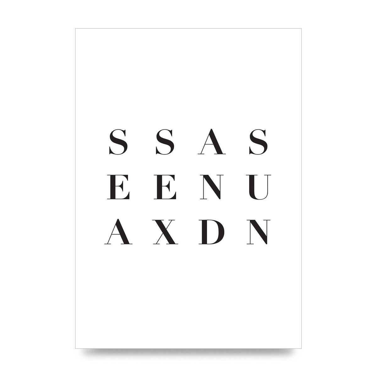 Sea Sex Sun" Wall Art - unframed print