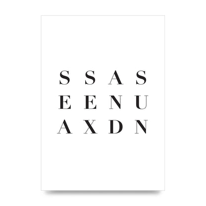 Sea Sex Sun" Wall Art - unframed print