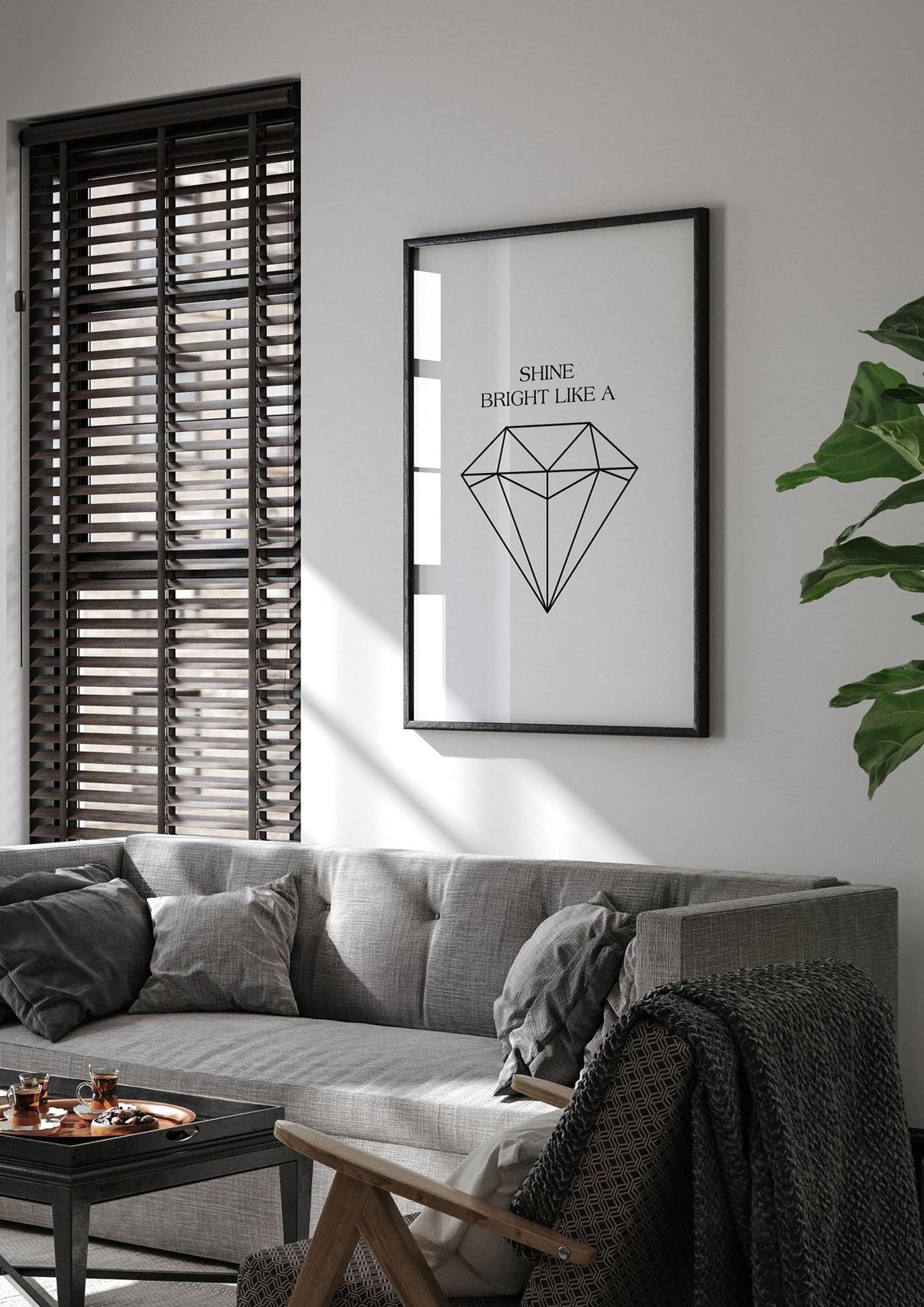Shine Bright Like A Diamond" Art For The Home - living room 1