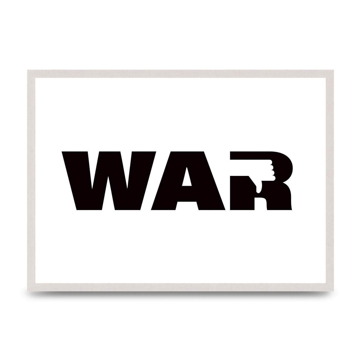 War" Art For The Home - A2 framed
