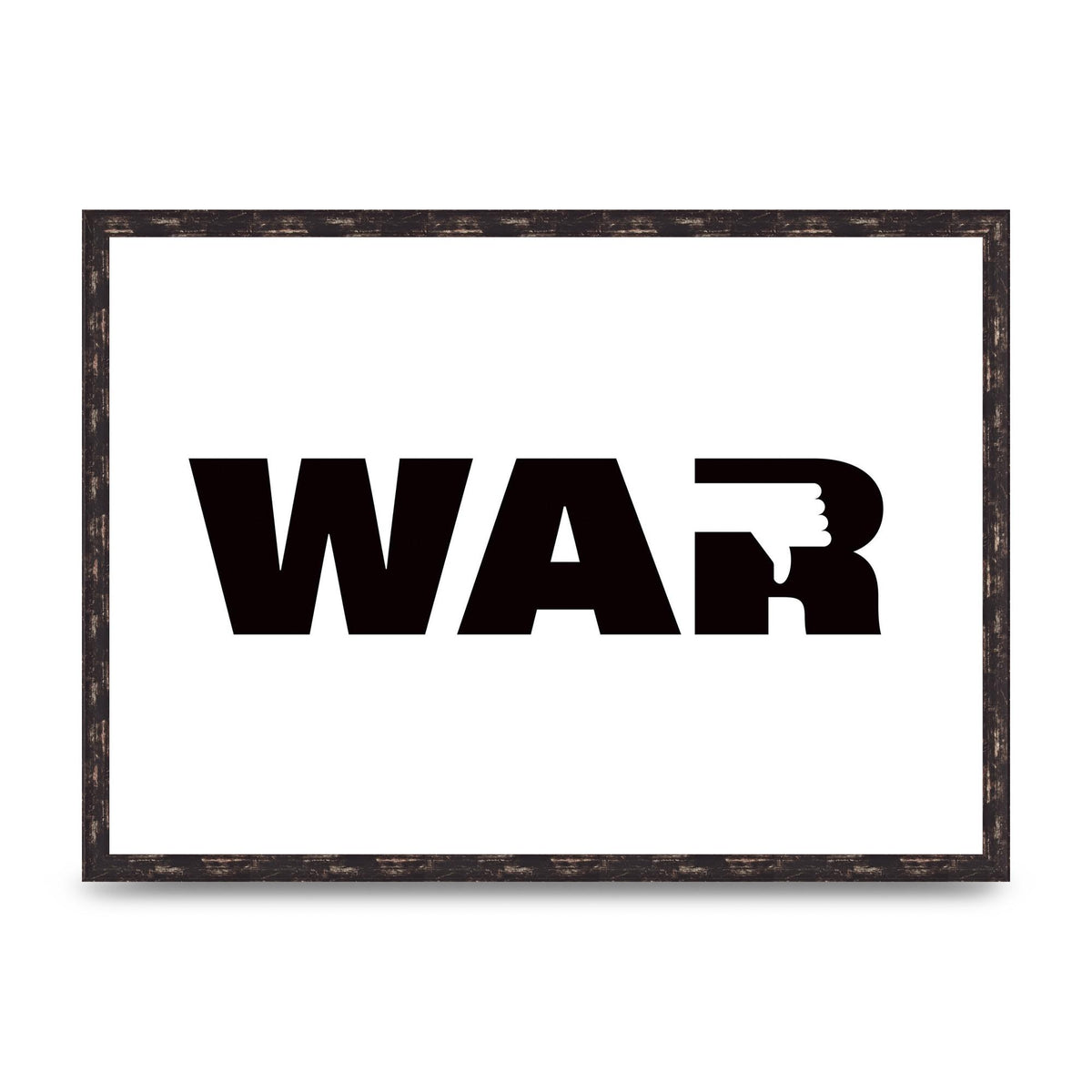 War" Art For The Home - A2 framed