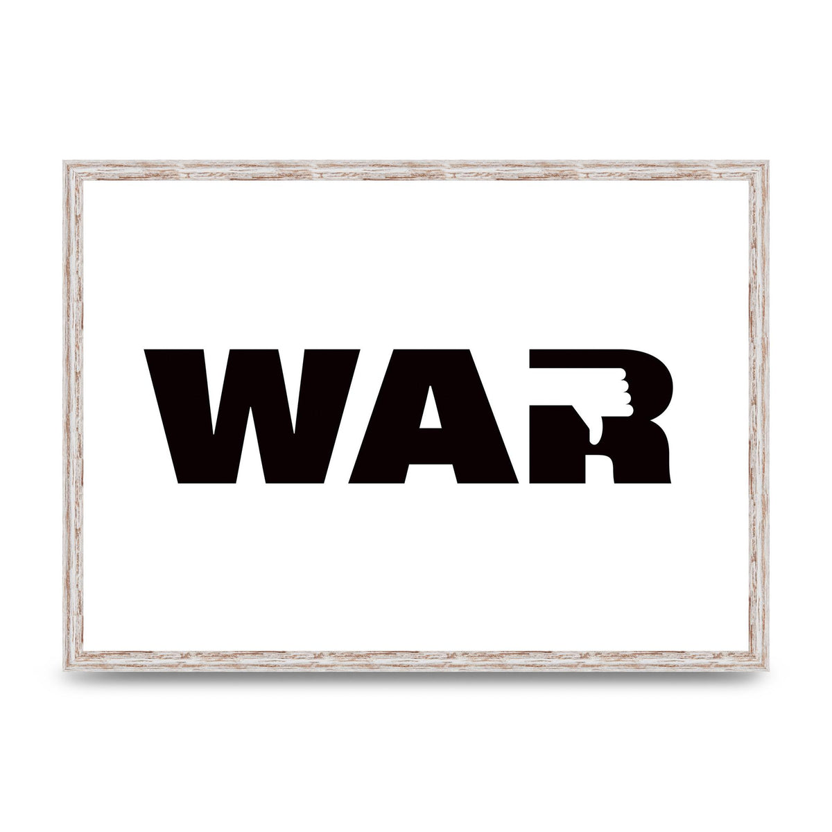 War" Art For The Home - A2 framed