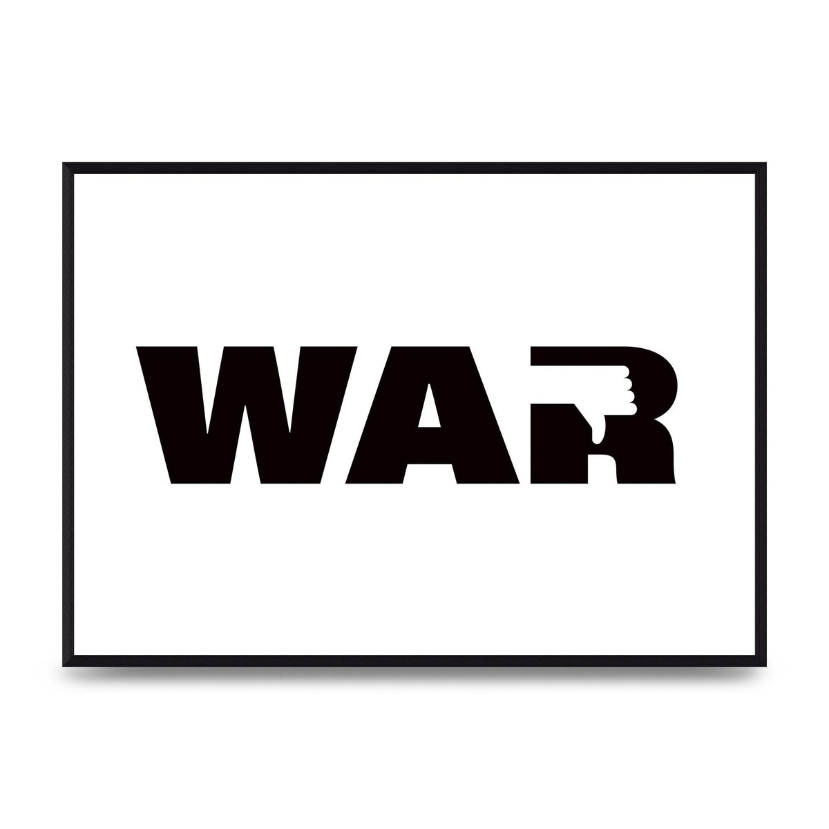 War" Art For The Home - A2 framed