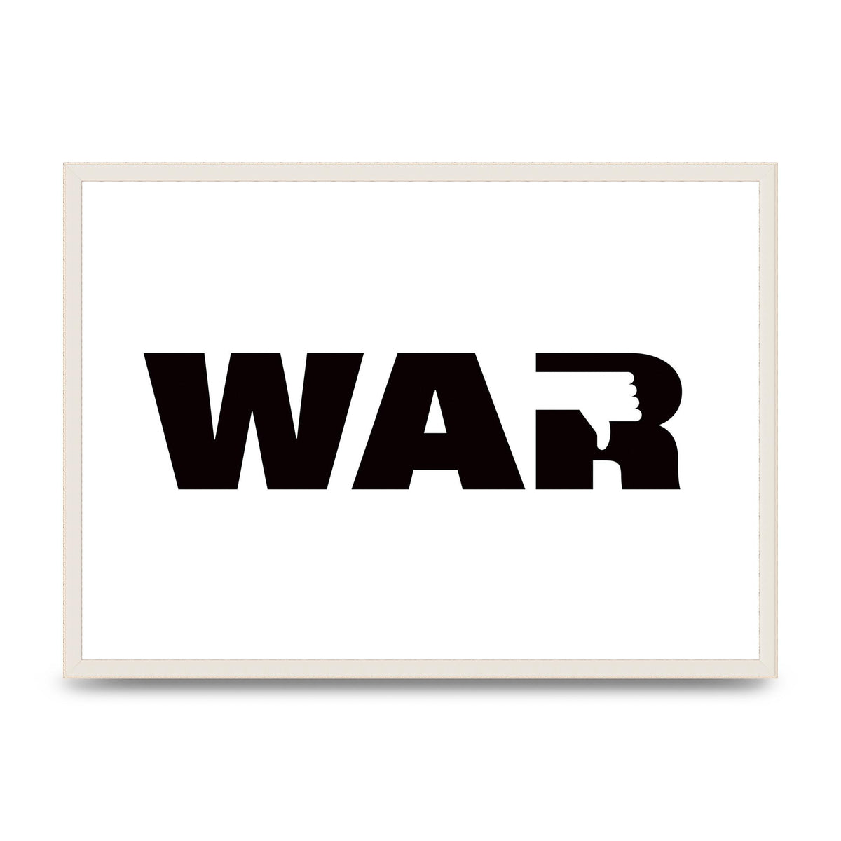 War" Art For The Home - A2 framed