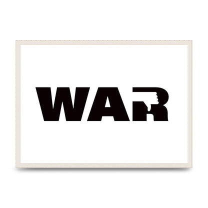 War" Art For The Home - A2 framed