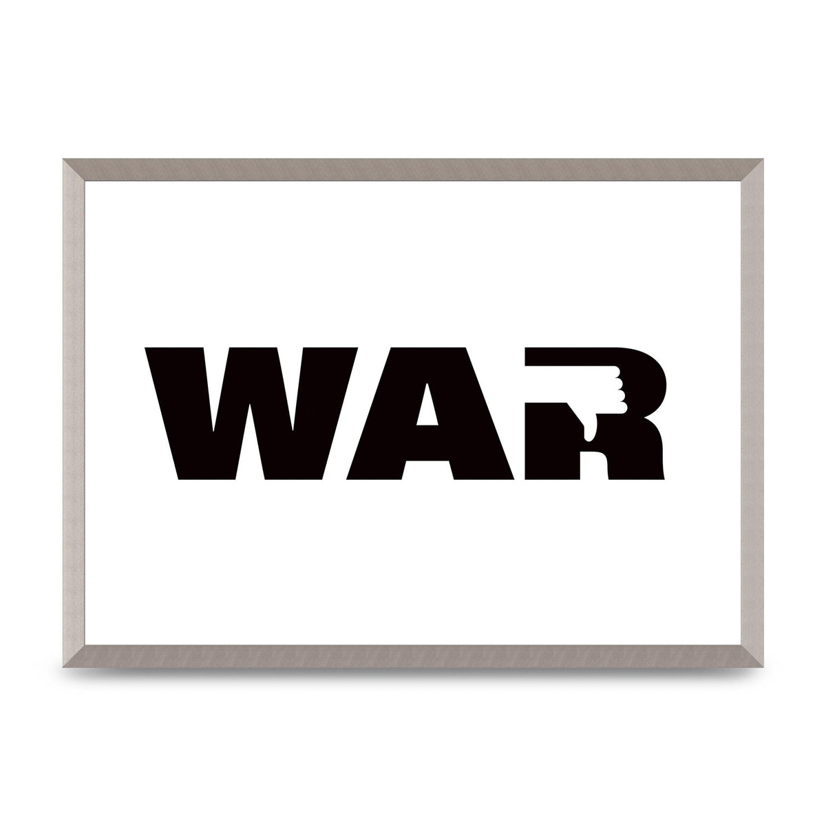 War" Art For The Home - A2 framed