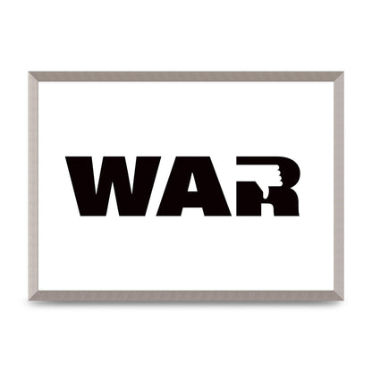 War" Art For The Home - A2 framed