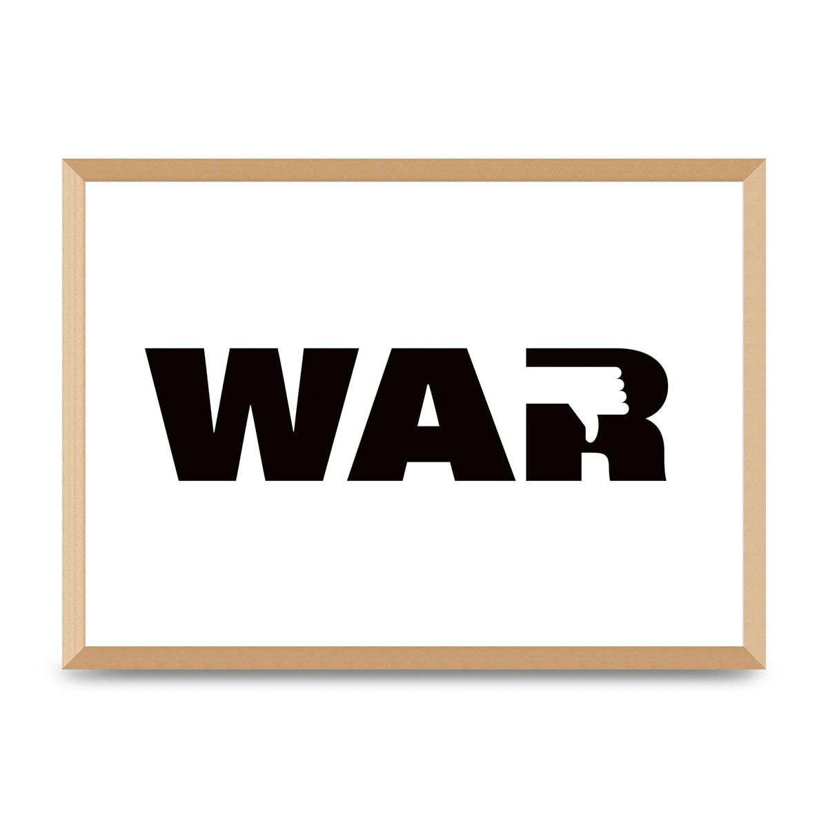 War" Art For The Home - A2 framed