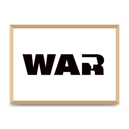 War" Art For The Home - A2 framed