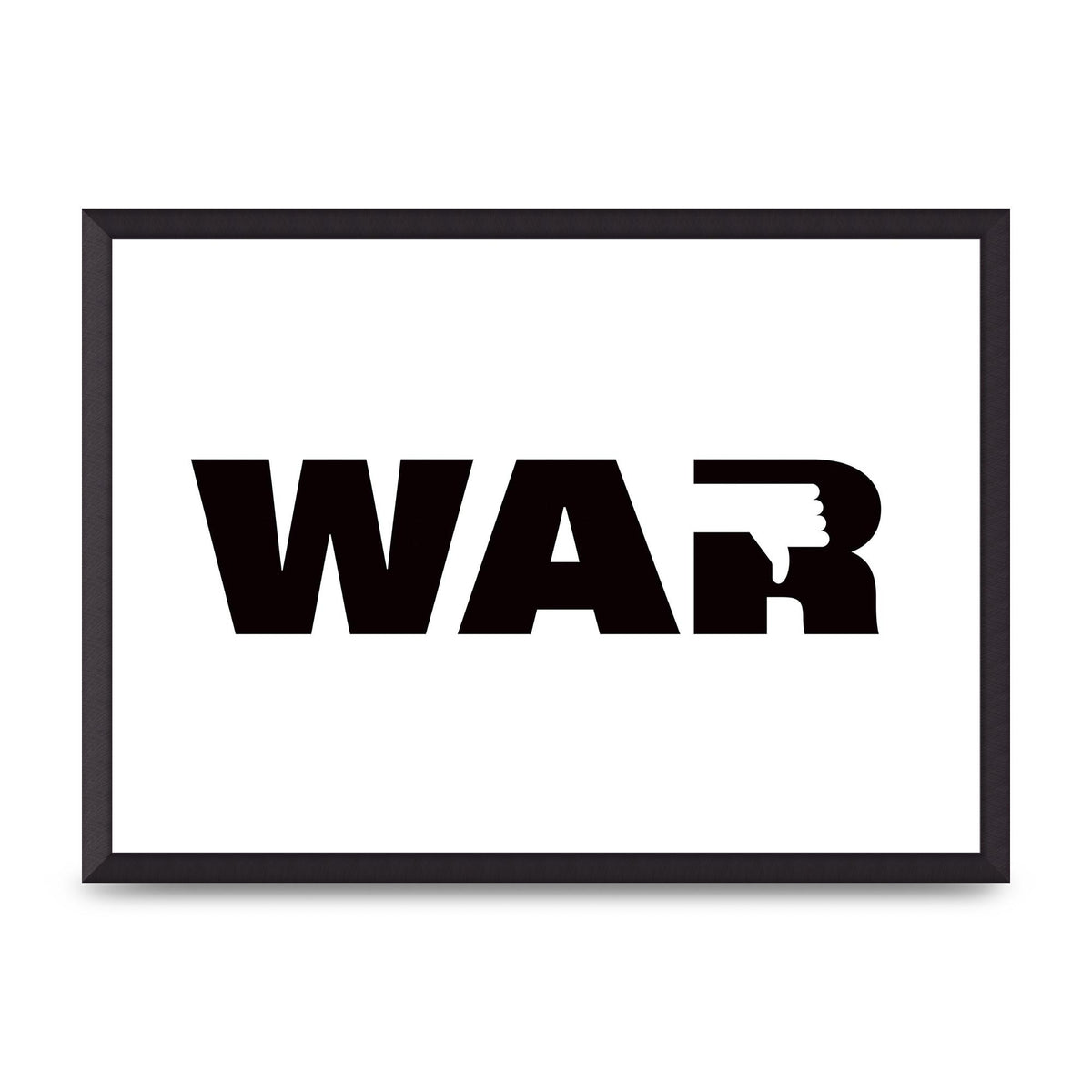 War" Art For The Home - A2 framed