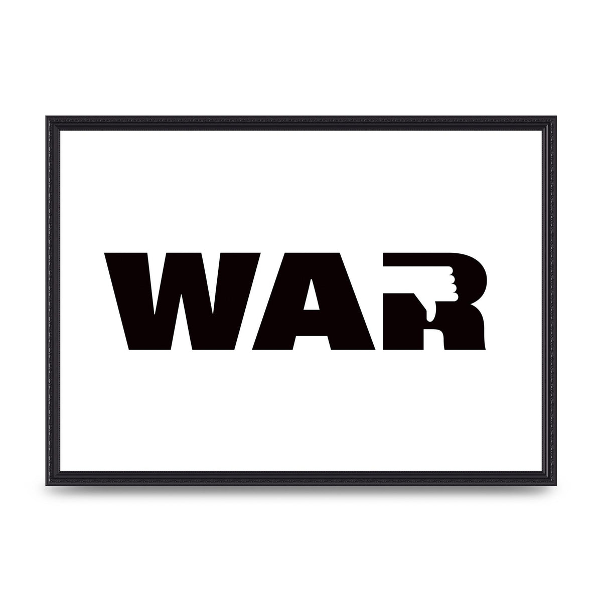 War" Art For The Home - A2 framed