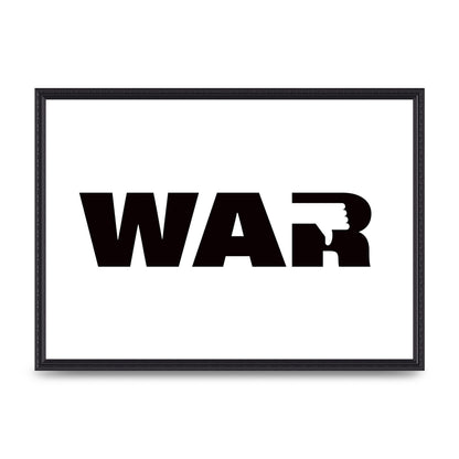 War" Art For The Home - A2 framed