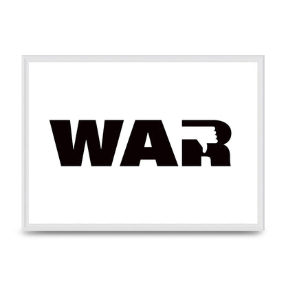 War" Art For The Home - A2 framed
