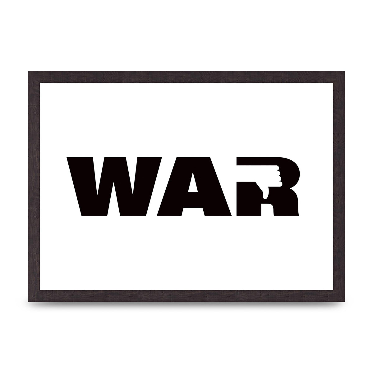 War" Art For The Home - A3 framed